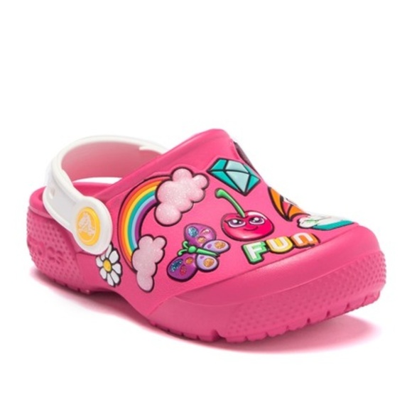 Crocs Playful Patches Slip-On little girls sz 3 Ne - Picture 4 of 4